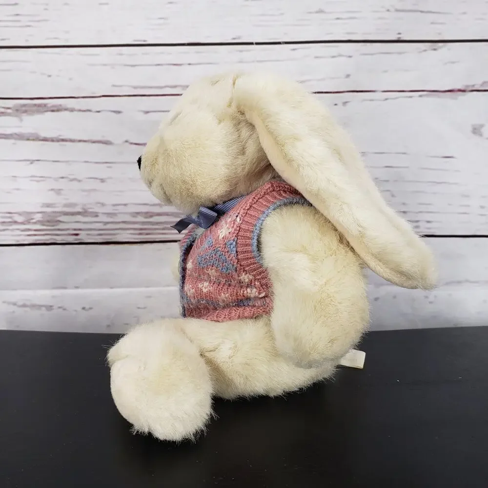 Bunny Rabbit Plush with Pink Sweeter
